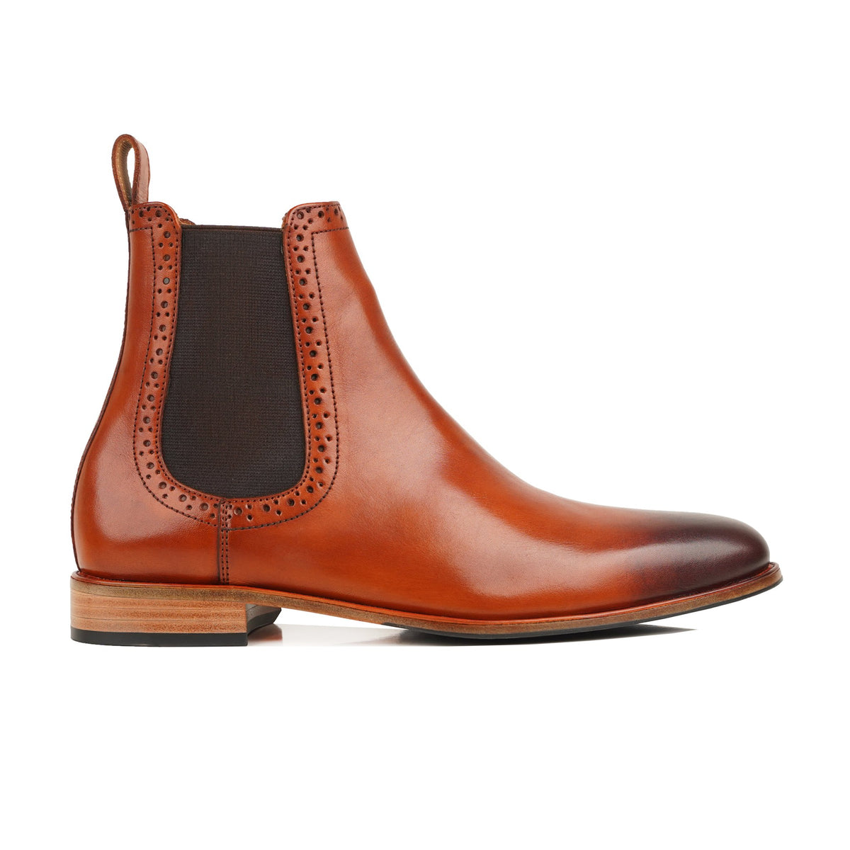 Kaden Brogue Chelsea Boot by Don Velmaro