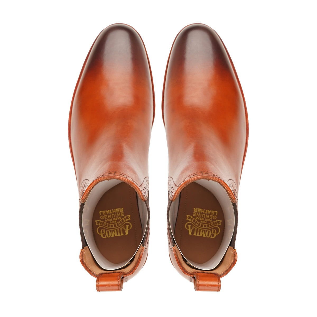 Kaden Brogue Chelsea Boot by Don Velmaro