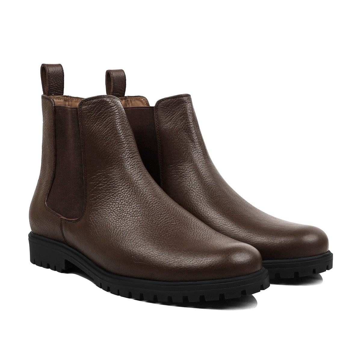 Thor Pebble Grain Chelsea Boot by Don Velmaro